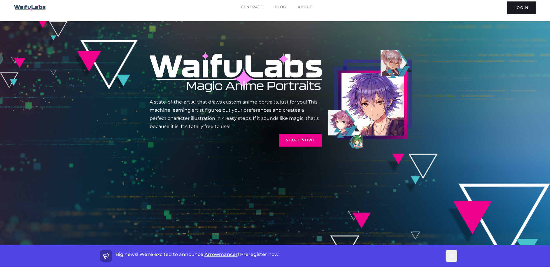 Waifu Labs AI 绘制自定义动漫肖像