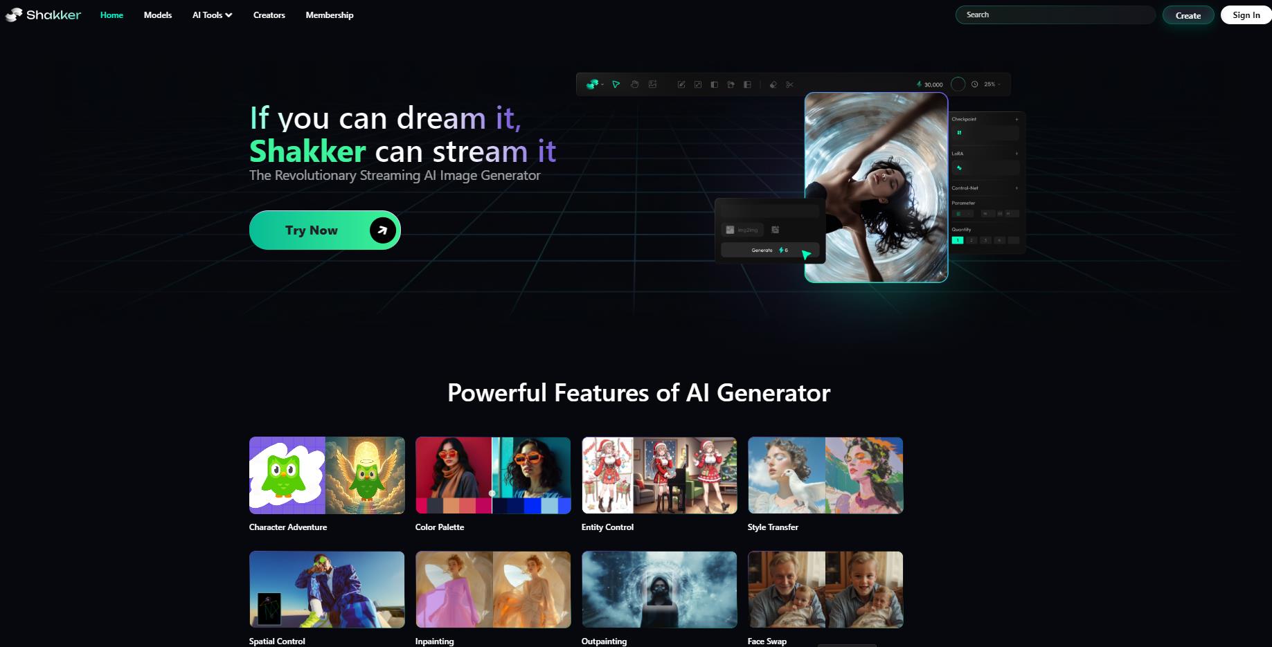 Shakker.AI – AI图像创作平台