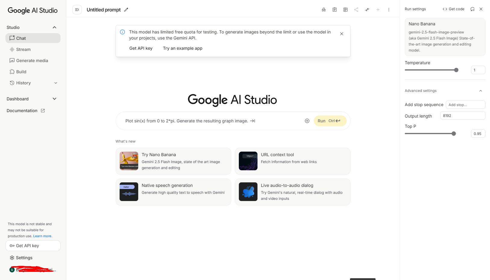 Google AI Studio