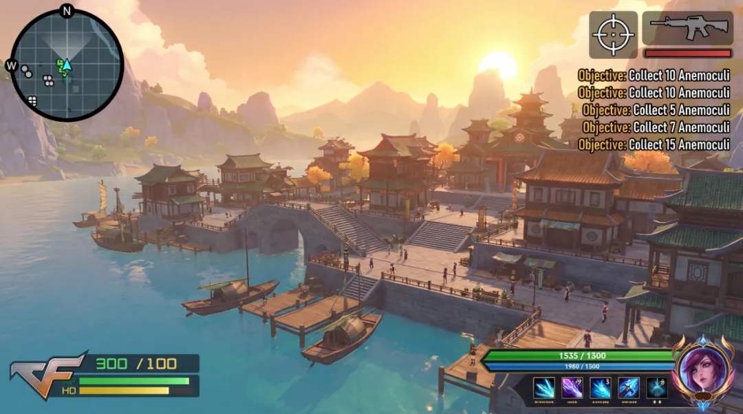 混合风格游戏界面